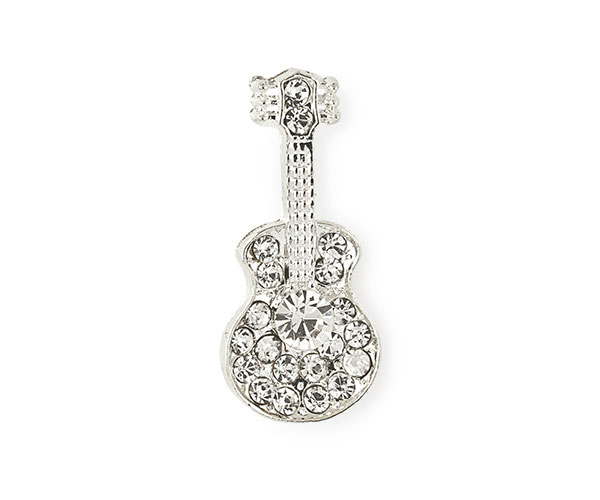 SET 12 SPILLE CHITARRA C/STRAS 40 MM