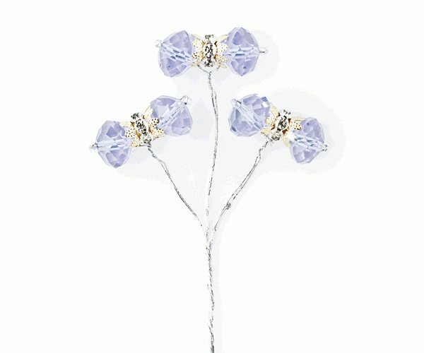 CHIUDINODO CRISTALLO LILLA 25 MM