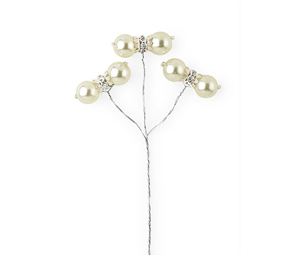 CHIUDINODO PERLE AVORIO 25 MM