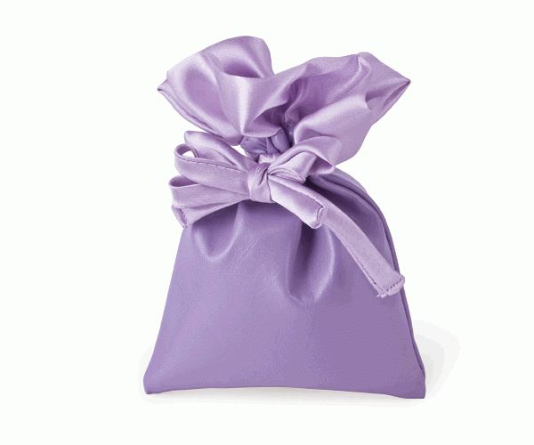SACCHETTO VIOLA ECOPELLE-RASO 95XH.130 MM