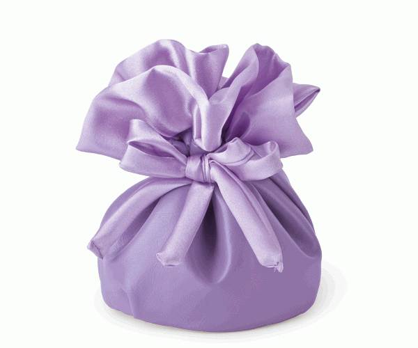 SACCHETTO VIOLA OVALE ECOP-RAS 80X60X120 MM