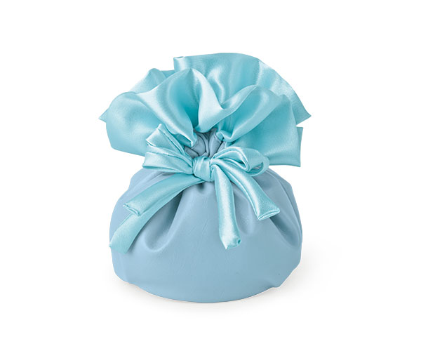 SACCHETTO AZZUR.OVALE ECOP-RAS 80X60X120 MM