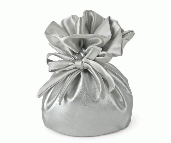 SACCHETTO ARGEN.OVALE ECOP-RAS 80X60X120 MM