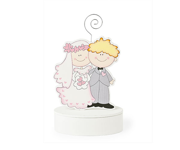 SCATOLA SEGNAP.SPOSI GRI-ROSA H.140 MM