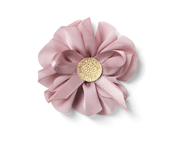 COCCARDA ROSA ANTICO ø 75 MM