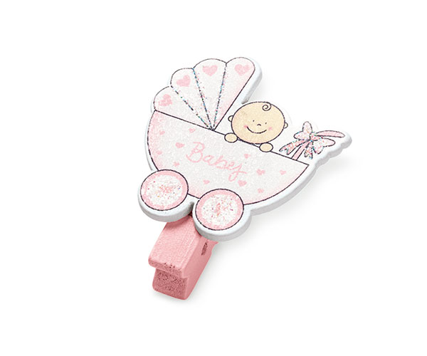 SET 12 MOLLETTE BABY ROSA 43 MM