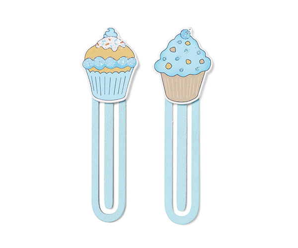 SET 12 SEGNAL.CUP CAKES CELEST 90 MM