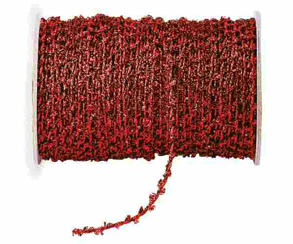 CORDONCINO ELASTICO mt 100 ROSSO