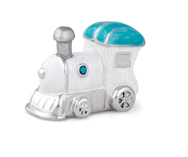 TRENINO AZZURRO CON SCATOLA 56989D L.50 MM