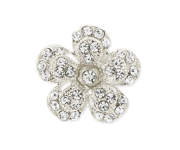 CHIUDIP.FIORE STRASS ø 30 MM