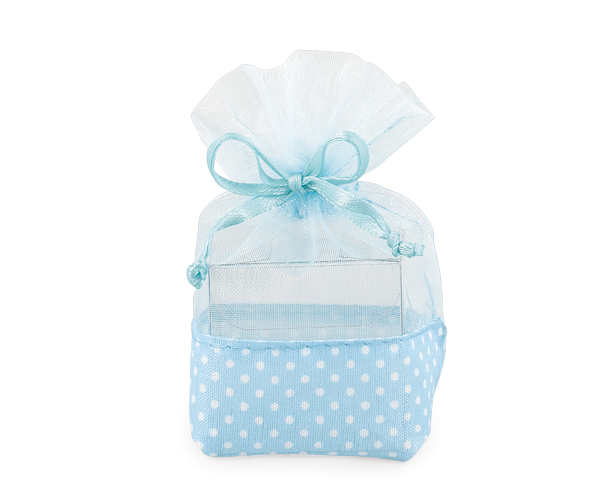 SACCHETTO AZZURRO C/12382 INT. 45X45X95 MM