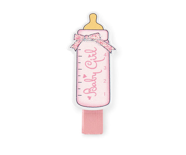 SET 12 MOLLETTE BIBERON ROSA 35 MM