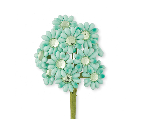 MAZZETTO 12 FIORELLINI ACQUA ø 20 MM