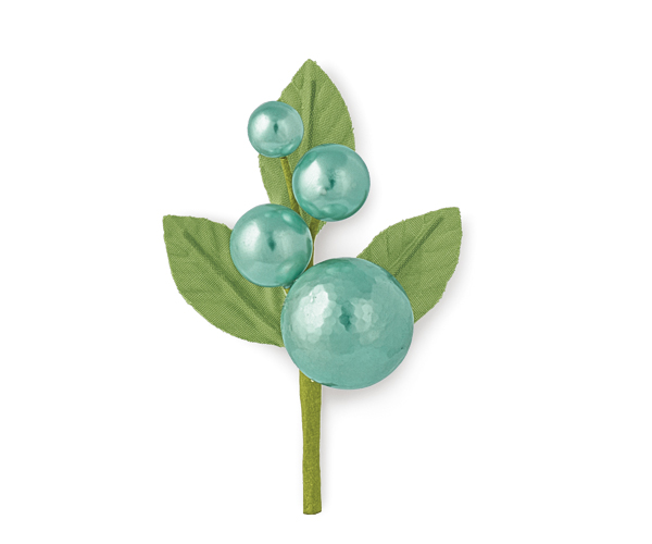 PICK 4 PERLE ACQUA E FOGLIE H.95 MM