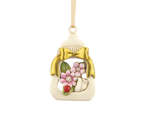 BIBERON DA APP.AVORIO C/FIORI H.75 MM