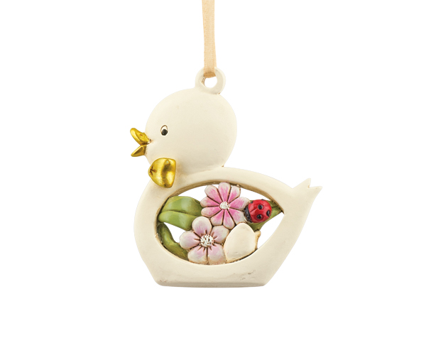 PAPERA DA APP.AVORIO C/FIORI H.70 MM