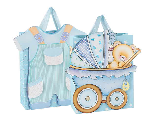 SHOPPER AZZURRO CULLA/VEST.ASS 180X80X240 MM