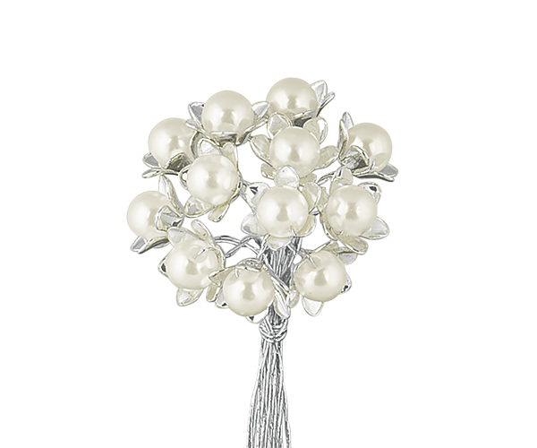 MAZZETTO 12 FIORI C/PERLA ø 14 MM
