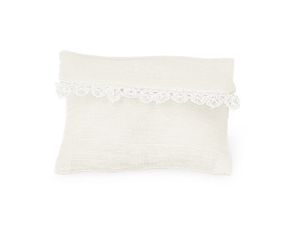 BUSTA AVORIO PIZZO 90X75 MM