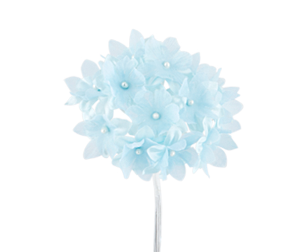 SET 144 FIORELLINI AZZURRI ø 30 MM