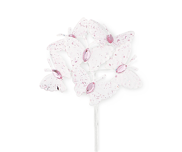 SET 72 FARFALLE ROSA 35 MM