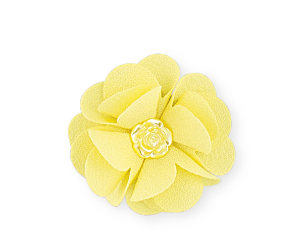 FIORE CREPE GIALLO ø 50 MM