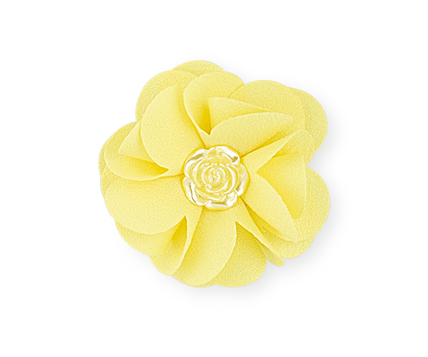 FIORE CREPE GIALLO ø 65 MM