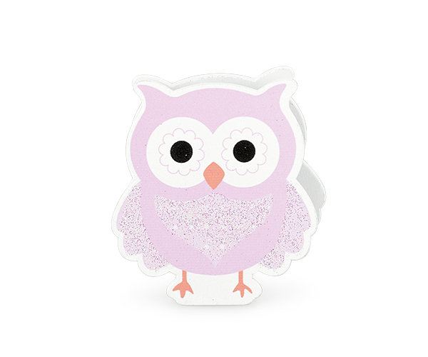 MOLLETTONE GUFO ROSA 65 MM