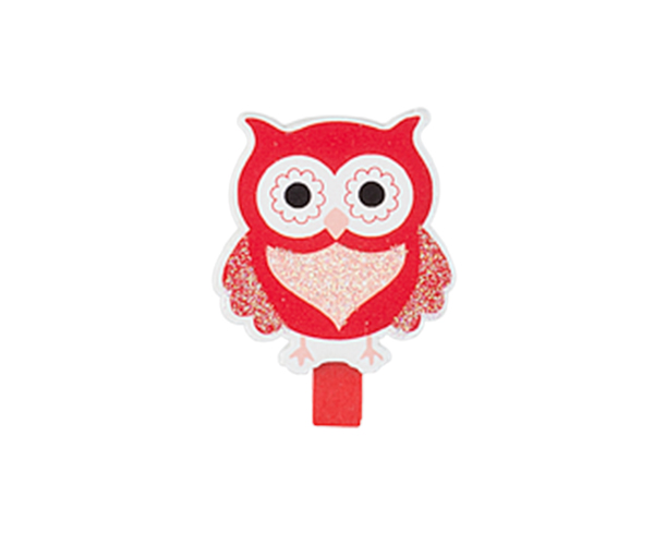 SET 12 MOLLETTE GUFO ROSSO 45 MM