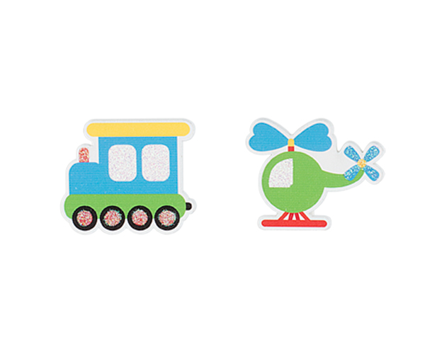 SET 24 STICKERS ELICC.-TRENO 35 MM