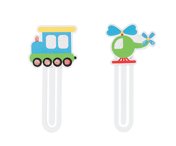 SET 12 SEGNALIBRO ELICC.-TRENO 90 MM