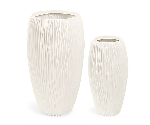 SET 2 VASI BOMBATI BIANCHI H.710-900 MM