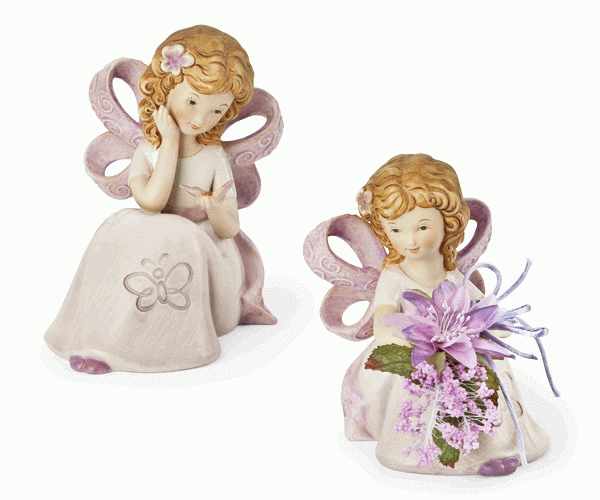 BIMBA SEDUTA LILLA ASS.PORCELL H.140 MM