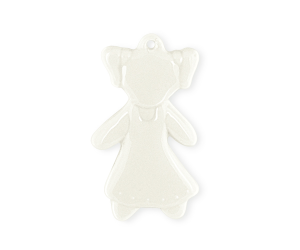 PENDAGLIO PORCELLANA BIMBA H.50 MM