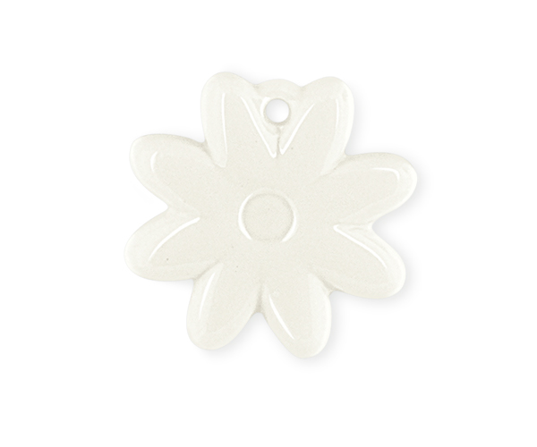 PENDAGLIO PORCELLANA FIORE ø 40 MM