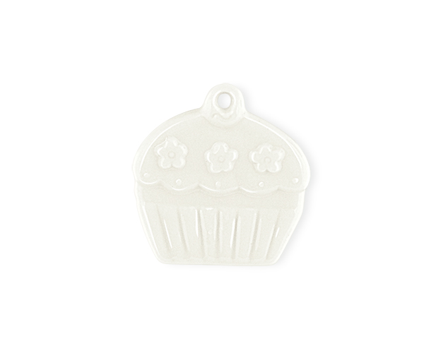 PENDAGLIO PORCELLANA CUPCAKE 38X40 MM