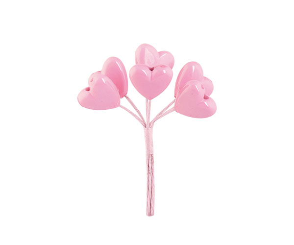 SET 12 CUORI ROSA 