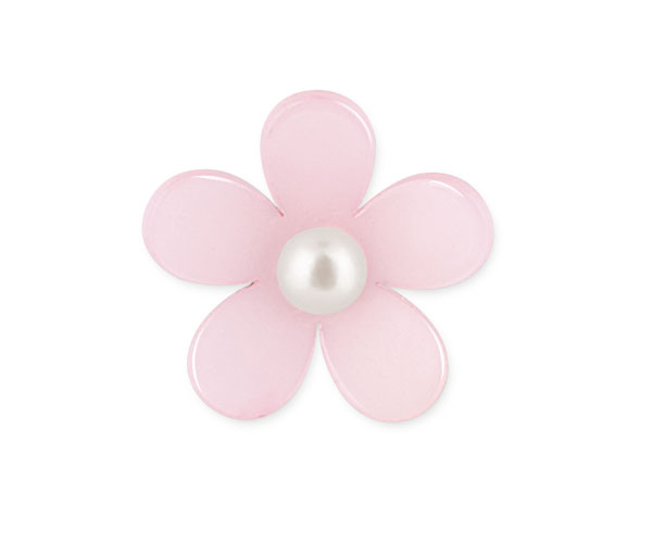FIORE ROSA CON PERLA