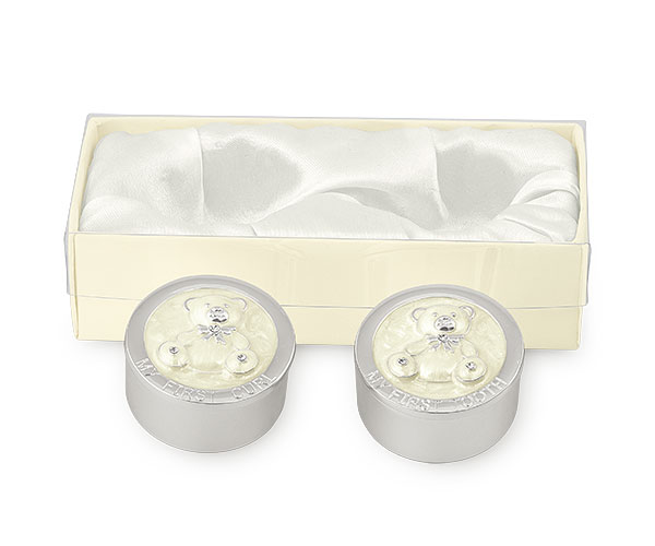 SET 2 SCATOLE RICORDI BEBE' ø 43X24 MM