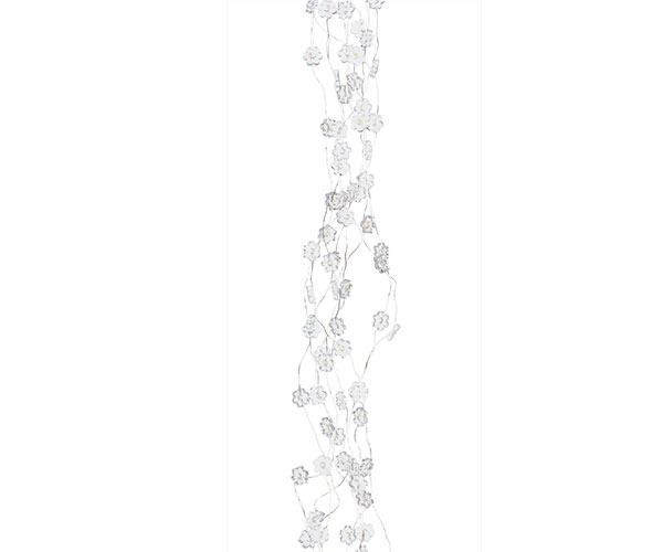 CASCATA CON 160 FIORI LED 1100 MM