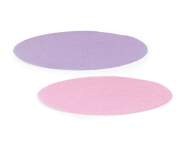 SET 6 TONDI ROSA-LILLA GLITTER ø 300 MM