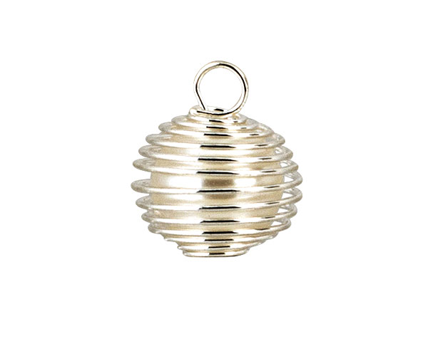 PERLA SPIRALE ARGENTO DA APP. 20 MM