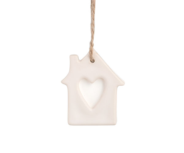 DECORO CASA BIANCO C/BIGLIETTO 45X70 MM