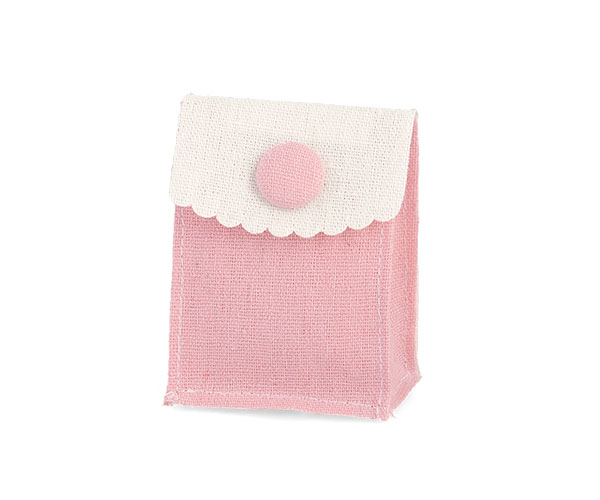 POCHETTE C/BOTTONE ROSA 82X57 MM