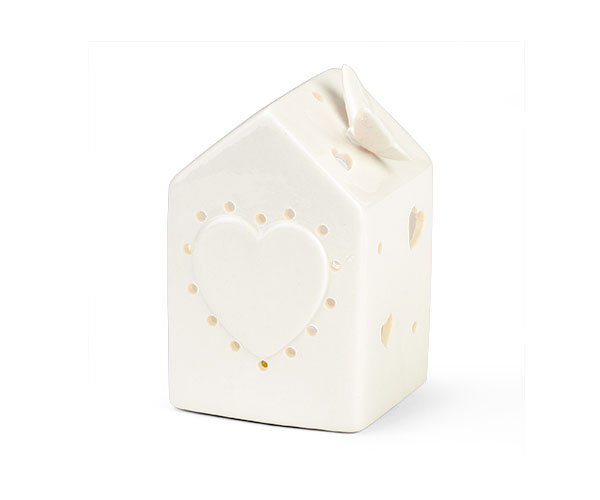 CASETTA CUORE CON LED FARFALLA