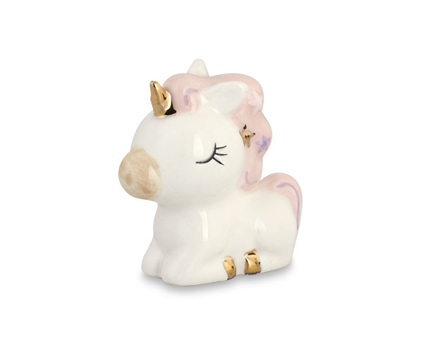 UNICORNO PORCELLANA