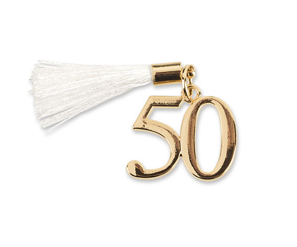 DECO 50 DORATO CON NAPPA BIANCA