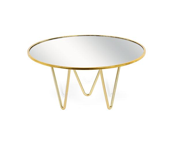 ALZATINA ORO CON SPECCHIO