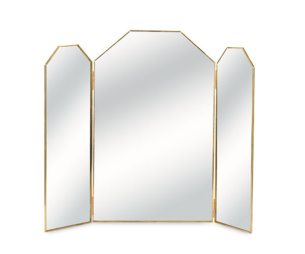 SPECCHIO 3 ELEMENTI ORO