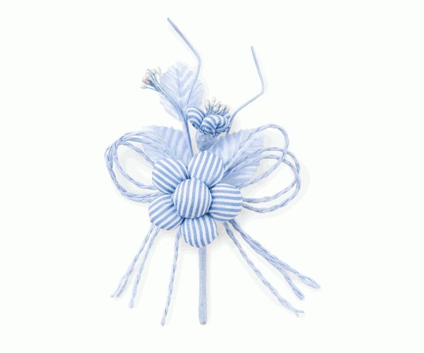 PICK FIORE RIGHE CELESTE